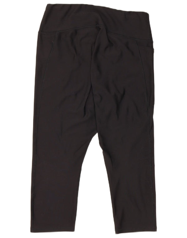 Leggings Capri Under Armour pentru femei UK 18 XL poliester negru