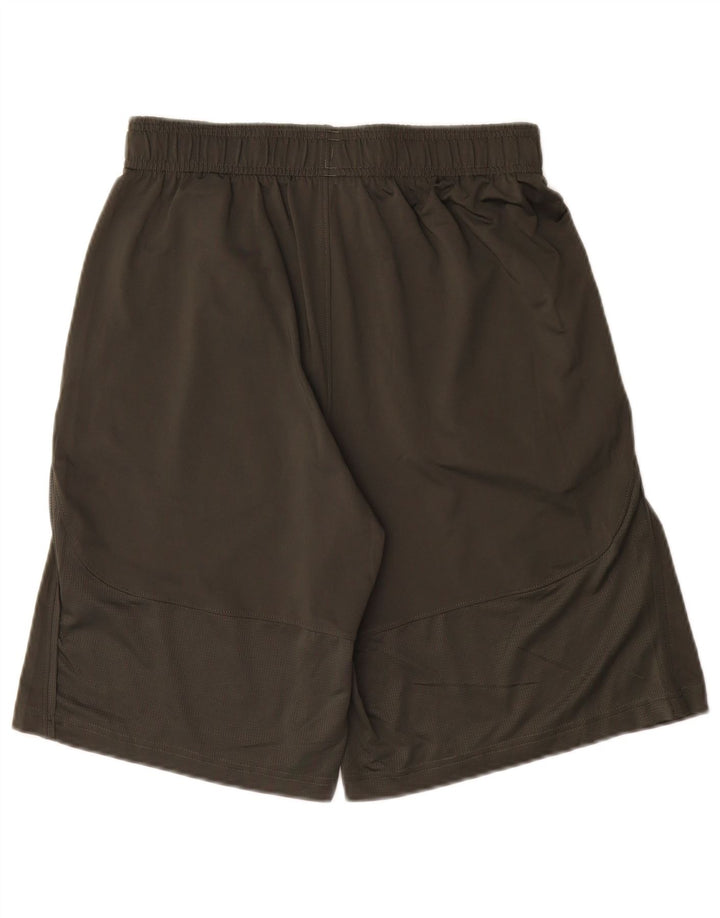 Pantaloni scurți sport Under Armour pentru bărbați, cu o formă lejeră, poliester kaki mediu