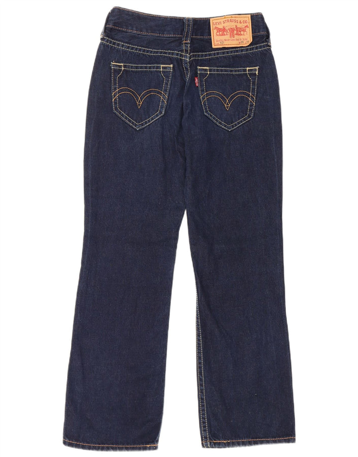 Blugi Levi's 921 Bootcut W28 L30, bumbac albastru