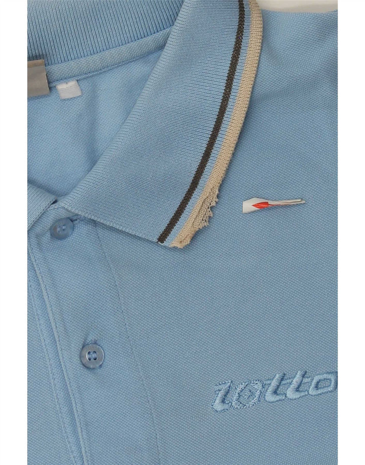 Tricou polo pentru bărbați Lotto XL Albastru