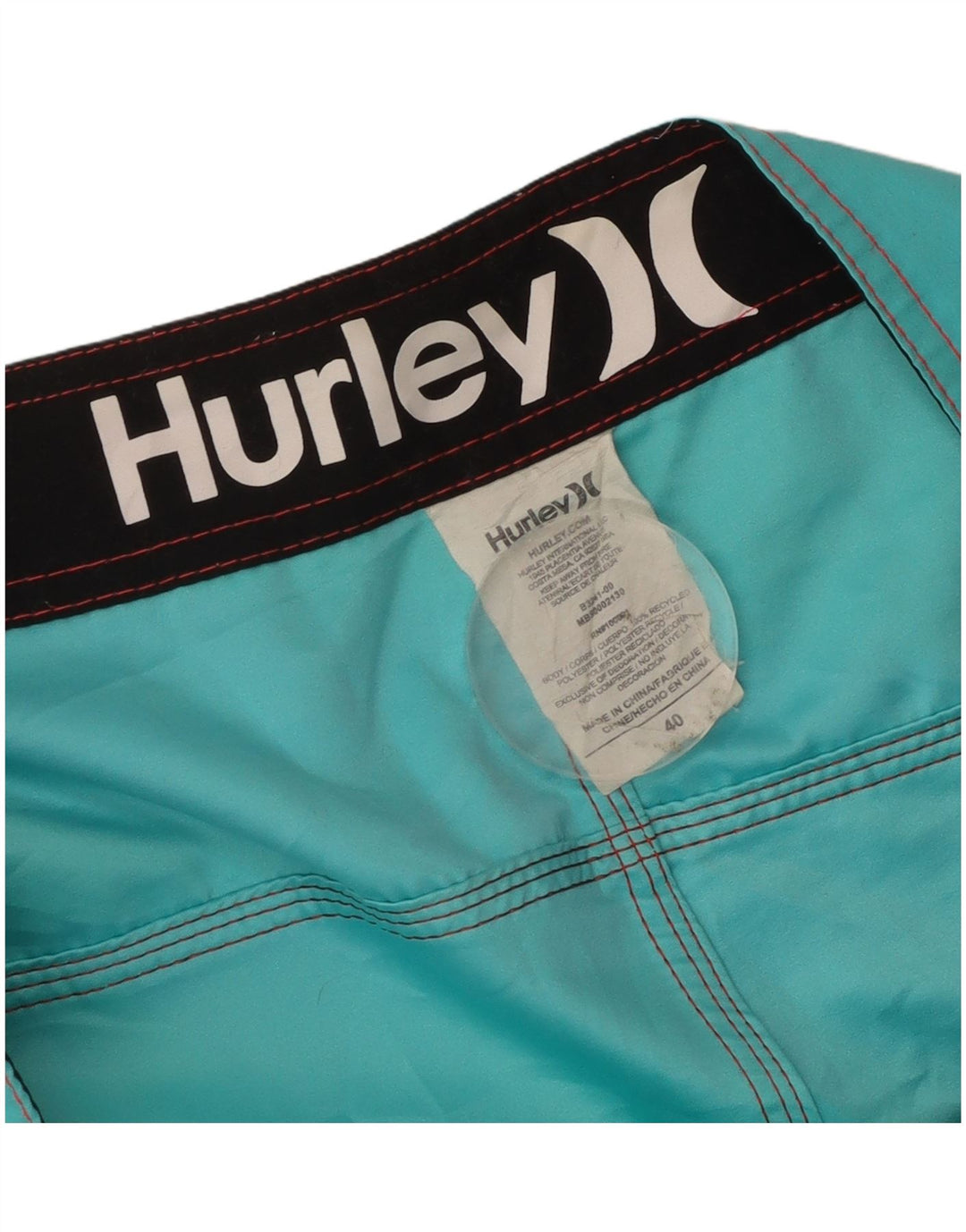Pantaloni scurți de înot Hurley pentru bărbați XL din poliester turcoaz