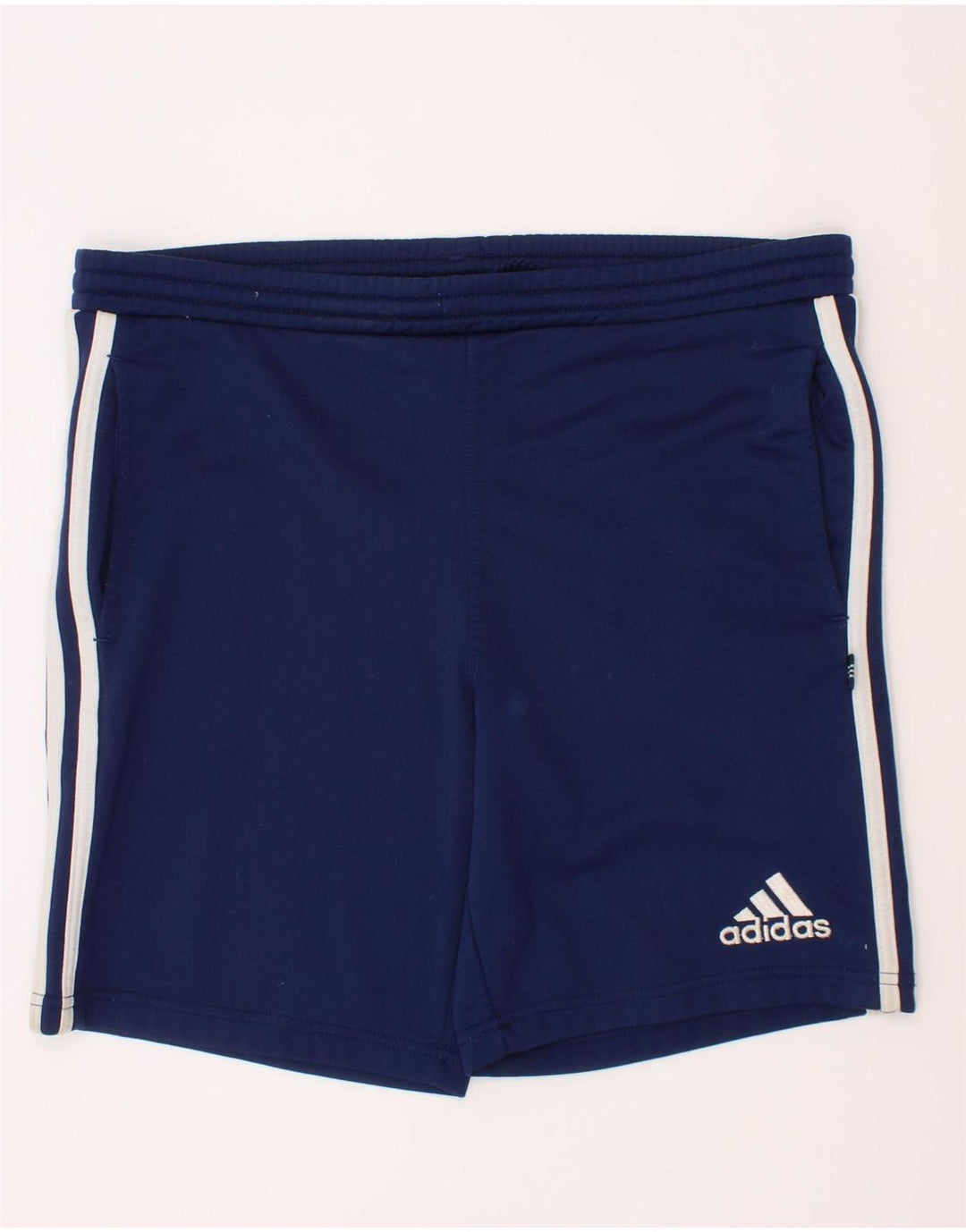 Pantaloni scurți sport pentru băieți Adidas 11-12 ani poliester bleumarin