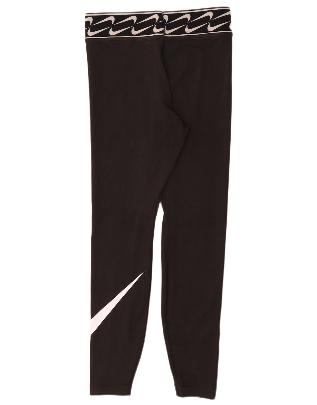 Leggings grafic NIKE pentru femei UK 10, bumbac negru mic