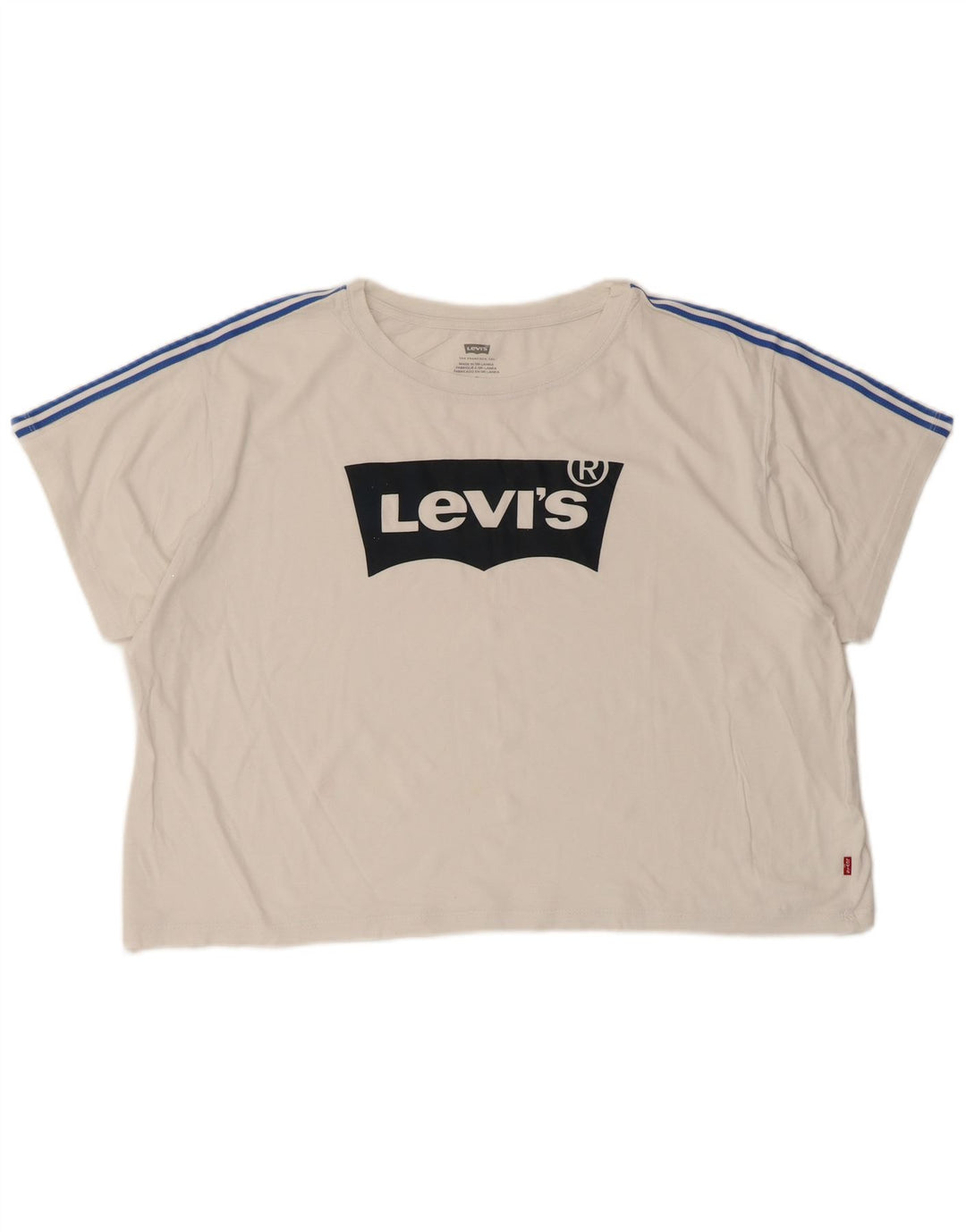 Tricou cu grafic supradimensionat pentru femei Levi's Top UK 14 Medium White