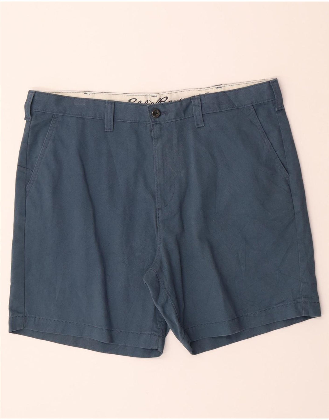 EDDIE BAUER Mens Chino Shorts W38 XL Blue Cotton Vintage Eddie Bauer and Second-Hand Eddie Bauer from Messina Hembry 