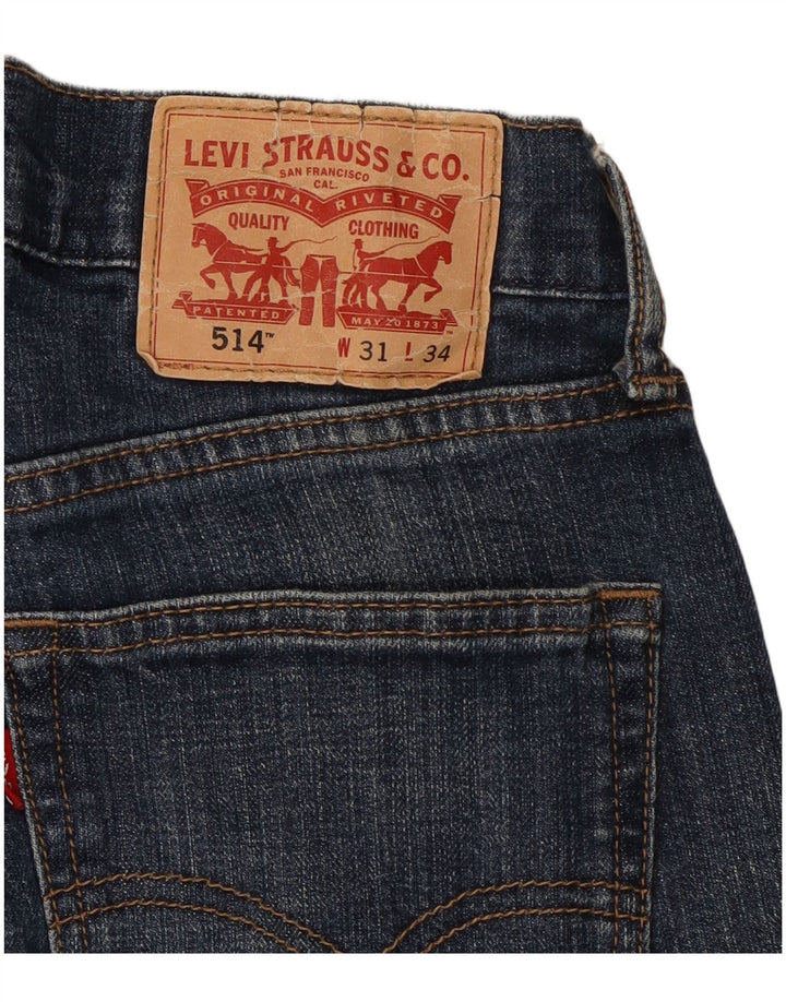 Blugi drepti pentru bărbați Levi's 514 W31 L30 bleumarin