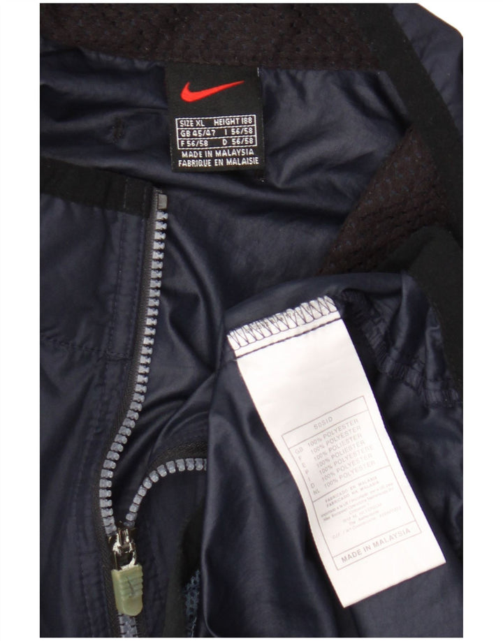 Jachetă de top pentru trening Nike pentru bărbați, UK 45/47 XL, bleumarin, poliester