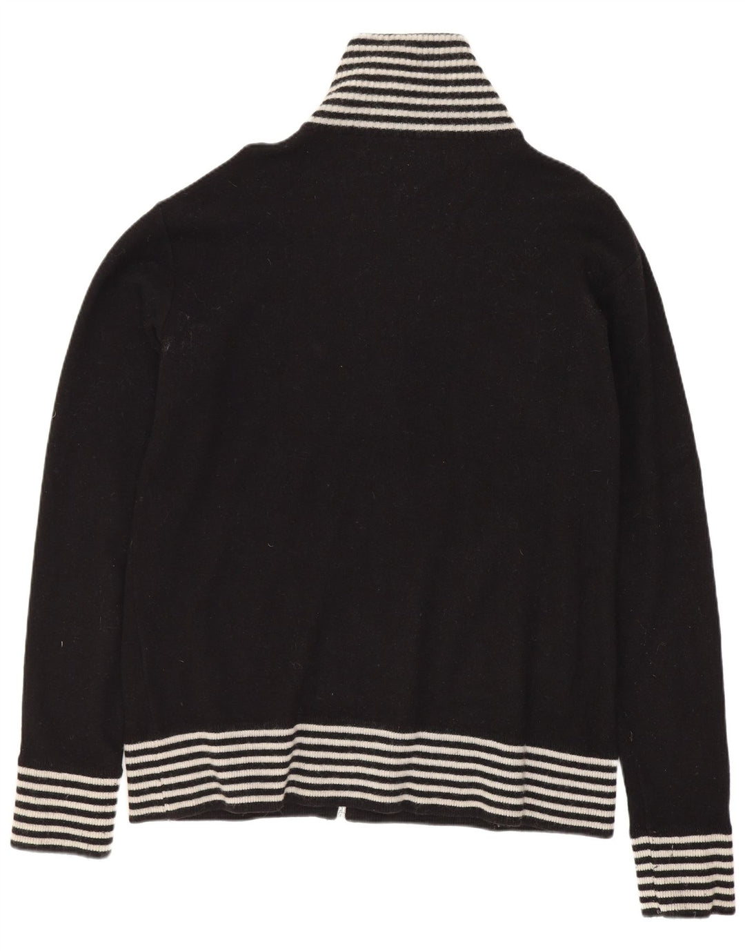 Pulover cardigan grafic pentru bărbați Franklin & Marshall, lână mare cu dungi negre