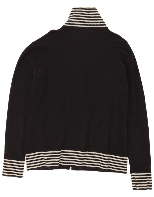 Pulover cardigan grafic pentru bărbați Franklin & Marshall, lână mare cu dungi negre
