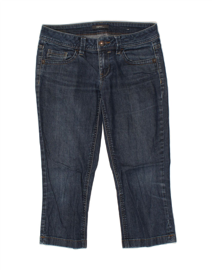 ESPRIT Womens Capri Jeans W30 L20 Navy Blue Cotton Vintage Esprit and Second-Hand Esprit from Messina Hembry 