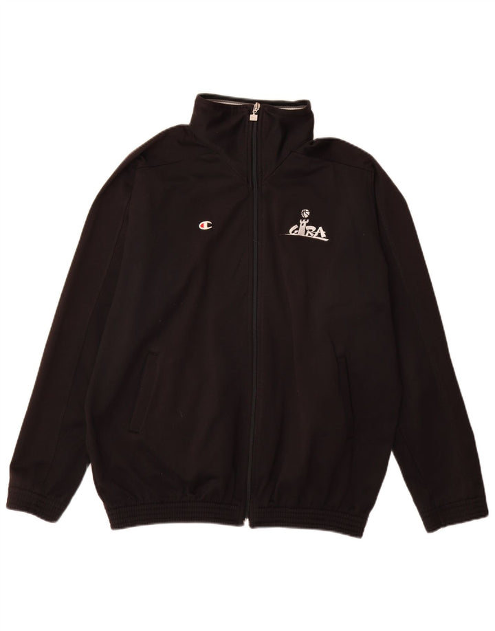 Champion Boys Loose Fit Trening Top Jachetă 15-16 ani Poliester negru