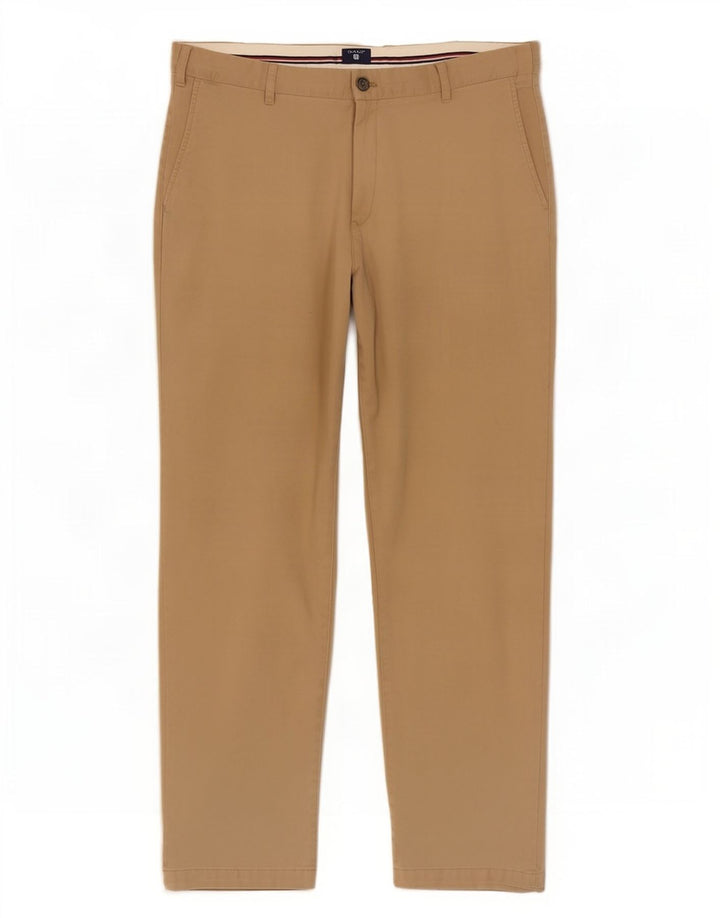 Pantaloni chino obișnuiți pentru bărbați Gant L40 L32 bej