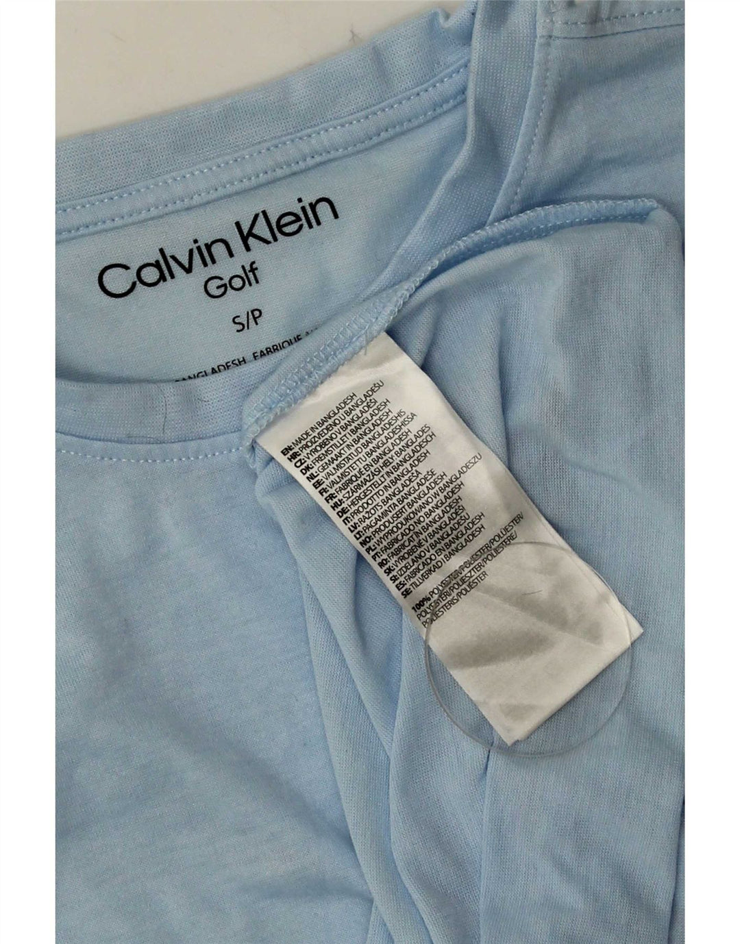 Tricou Calvin Klein pentru bărbați Top mic, albastru, poliester
