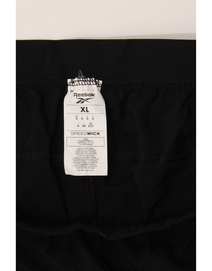 Pantaloni scurți sport pentru bărbați Reebok XL poliester negru
