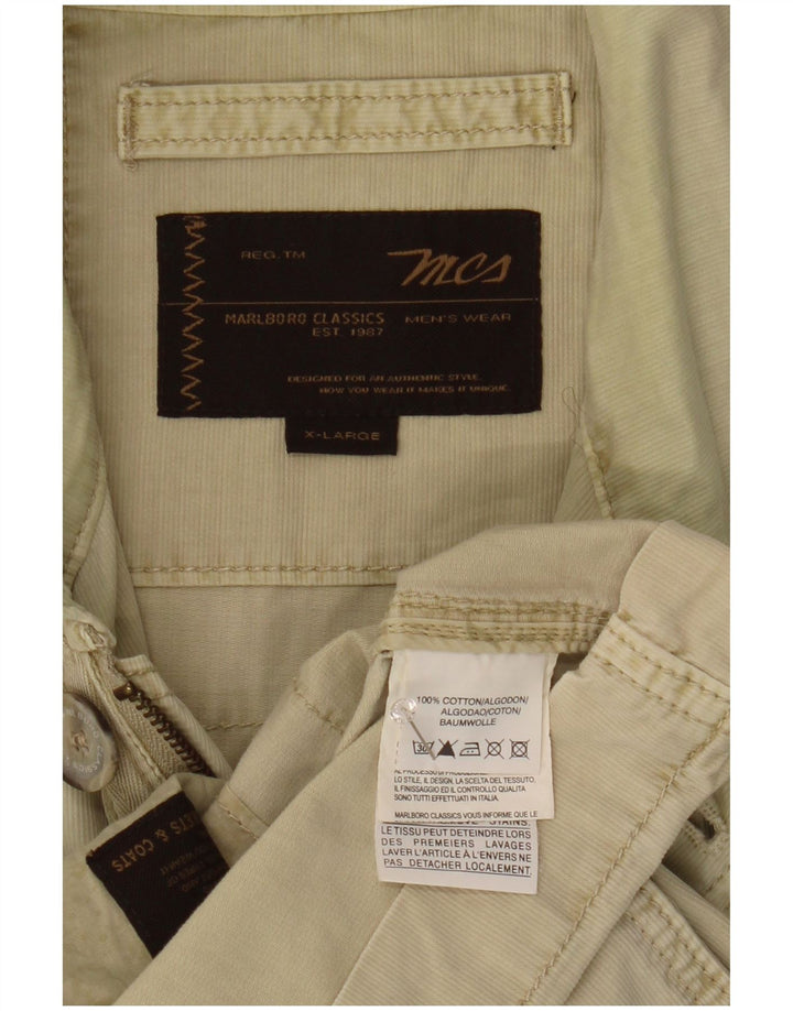 MARLBORO CLASSICS Jachetă pentru bărbați, UK 42 XL Kaki Bumbac