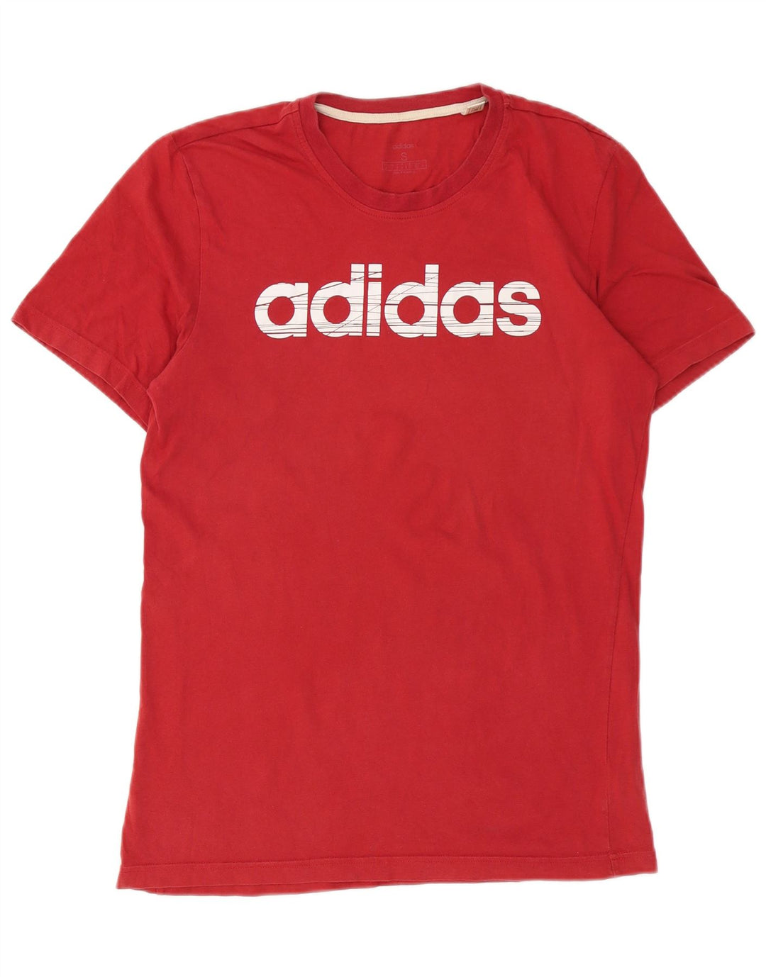 Tricou grafic pentru bărbați Adidas Top mic, roșu, bumbac
