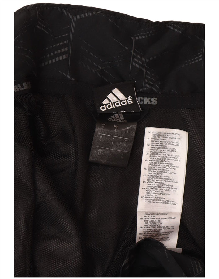 Adidas Mens All Blacks Graphic Trening Top Jachetă Small Black Geometric