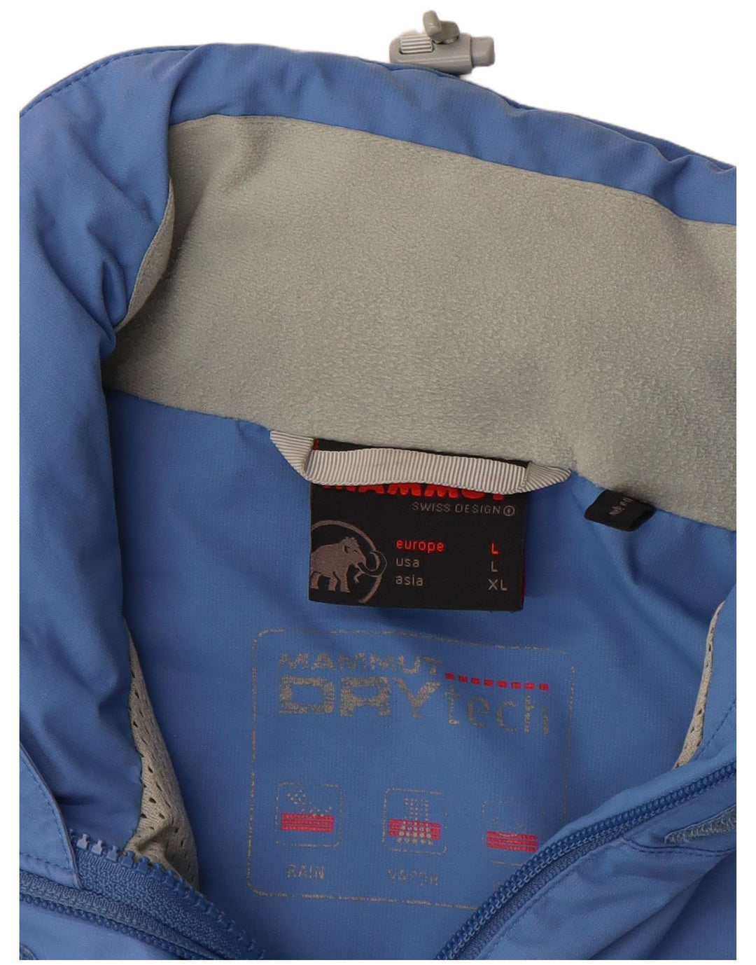 Jachetă de ploaie cu glugă pentru femei Mammut UK 16 Large Blue