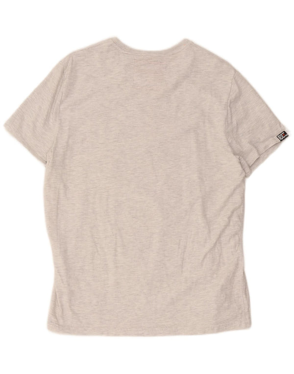 Tricou grafic pentru bărbați Superdry Top 2XL, bumbac cu pete gri