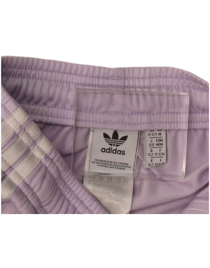 Pantaloni de trening pentru fete ADIDAS 11-12 ani Poliester violet