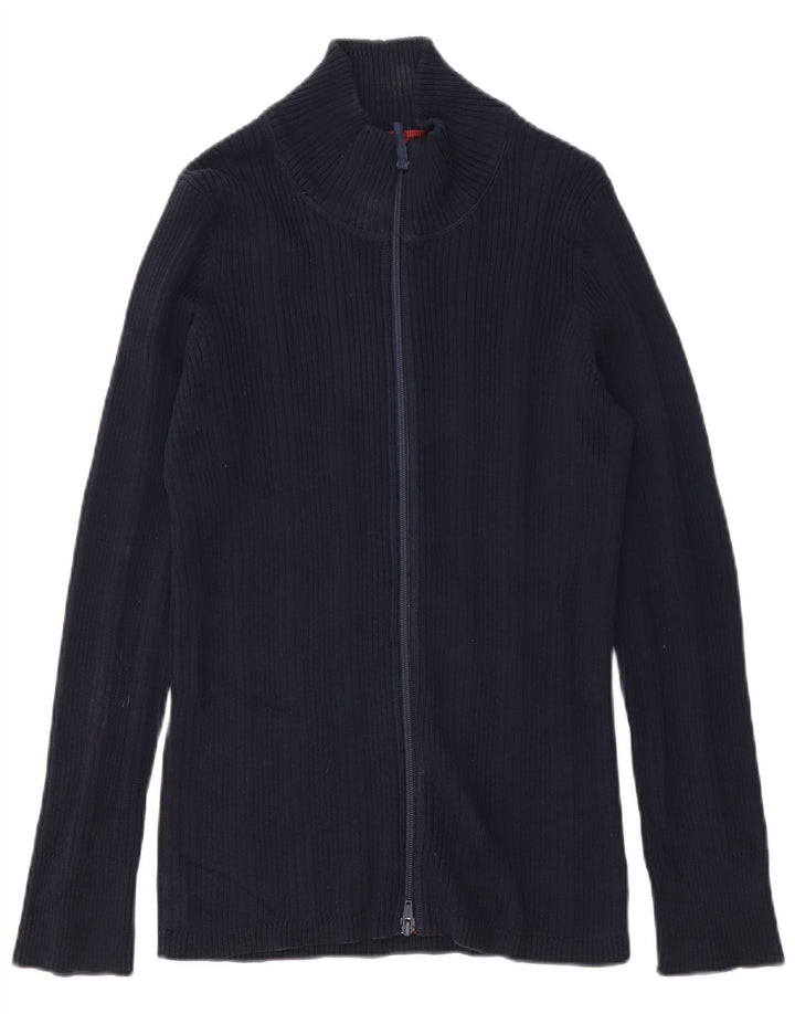 EDDIE BAUER Pulover cardigan pentru bărbați, mare, bleumarin, bumbac