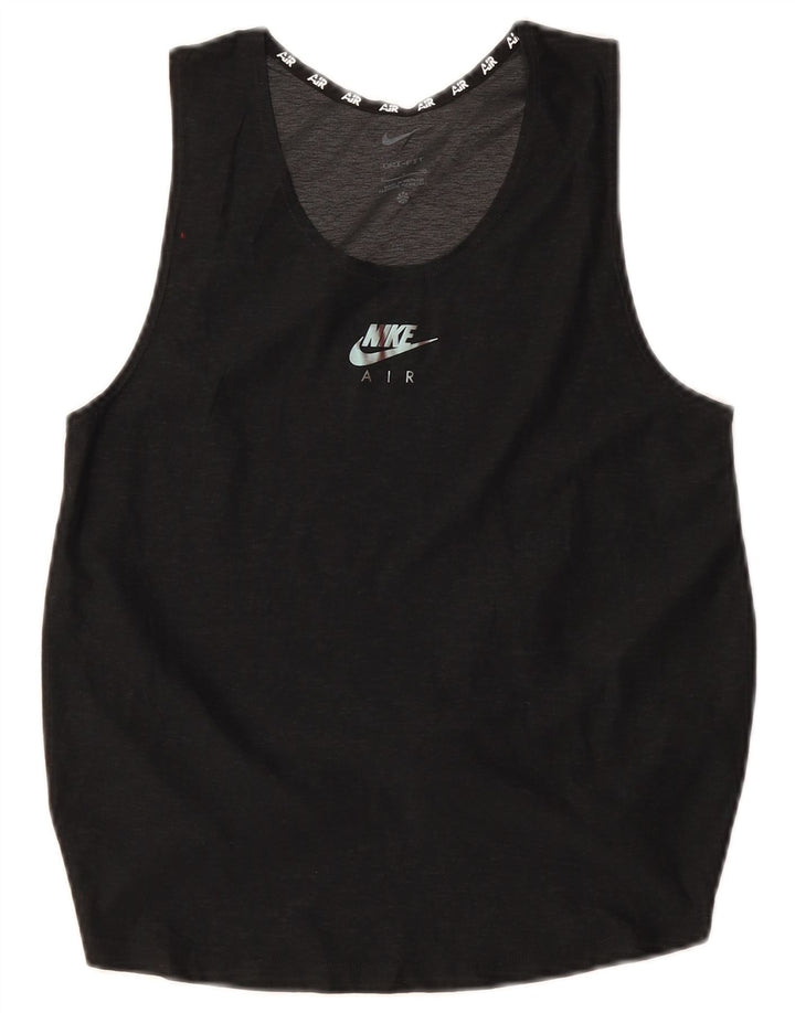 Vesta Nike Dri Fit Top pentru femei UK 10 Small Negru Poliester