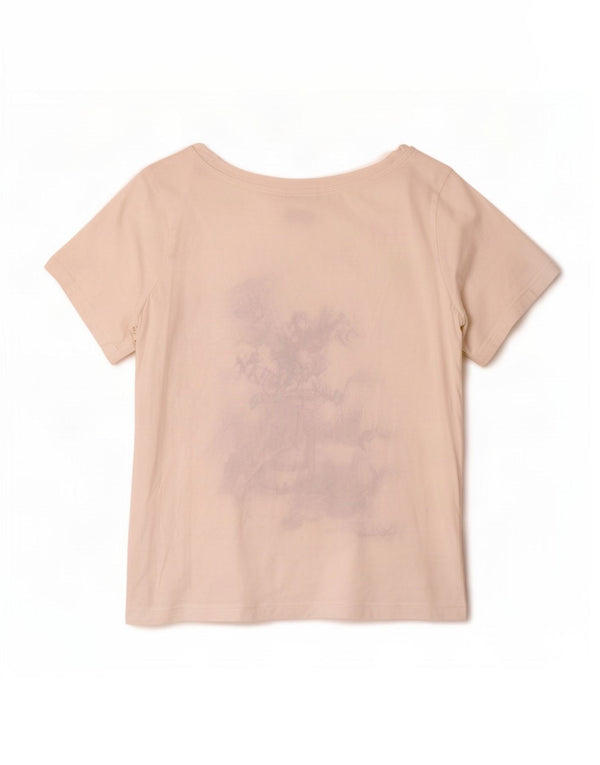 Tricou grafic Champion Easy Fit pentru femei Top UK 12 Medium White
