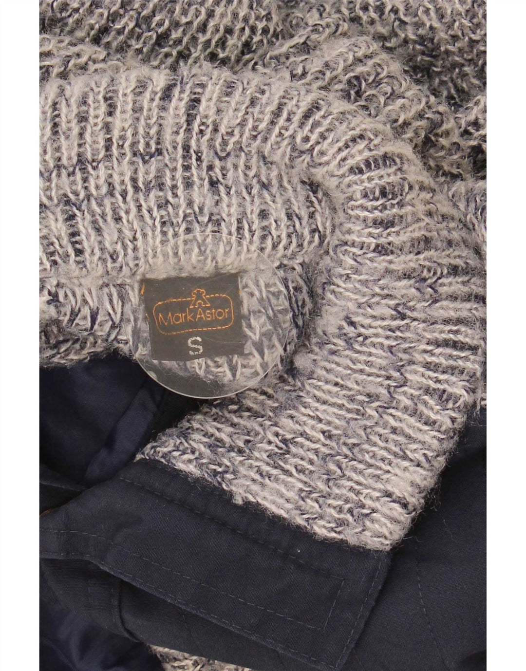 Pulover cardigan pentru bărbați Mark Astor, albastru marin, poliacrilic cu pături