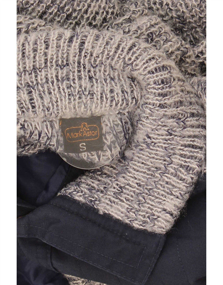 Pulover cardigan pentru bărbați Mark Astor, albastru marin, poliacrilic cu pături