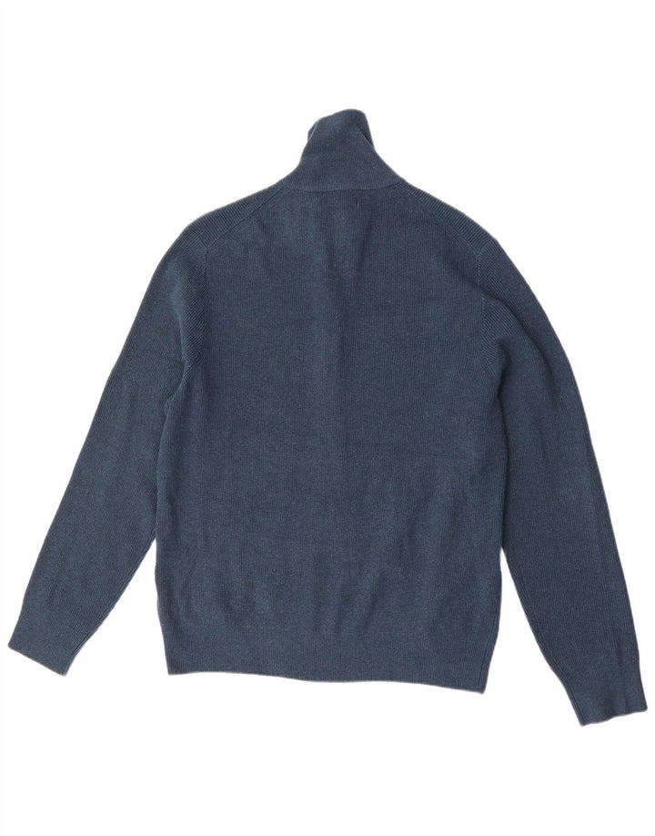 Pulover cardigan pentru bărbați Marks & Spencer, mare, poliester bleumarin