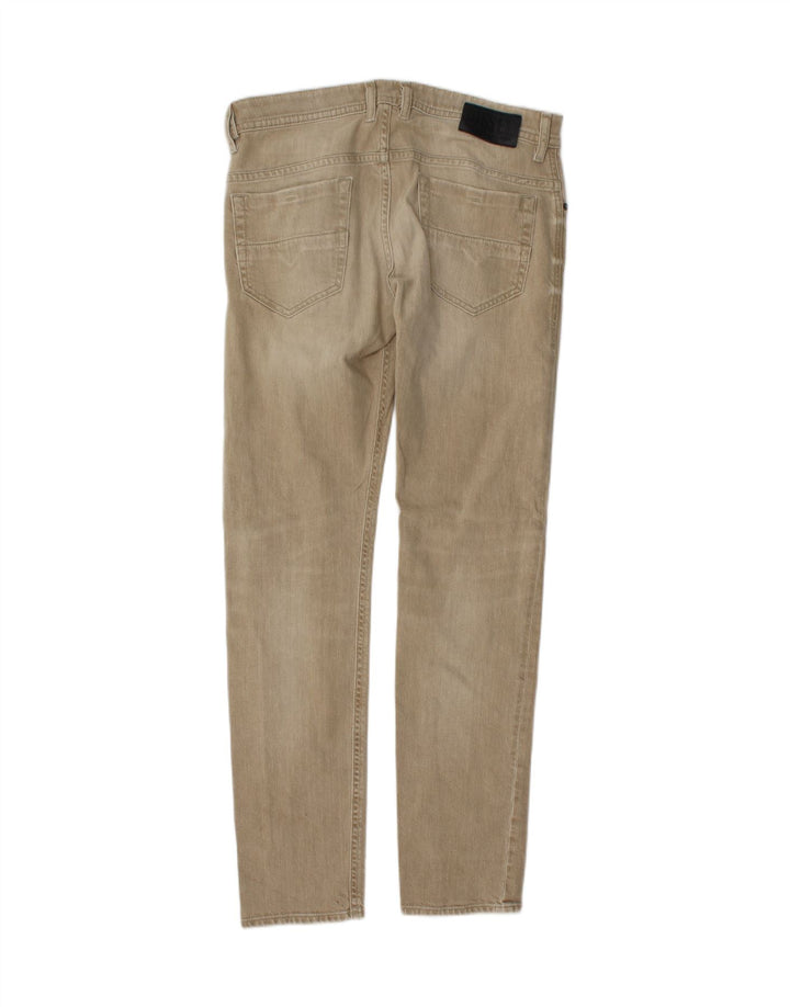 DIESEL Mens Slim Jeans W31 L32 Beige Cotton Vintage Diesel and Second-Hand Diesel from Messina Hembry 