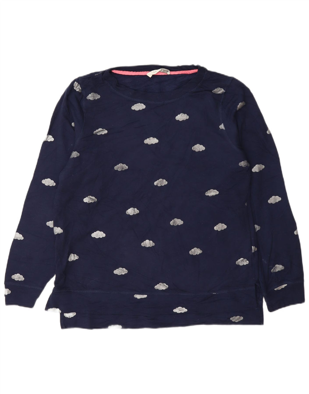 Pulover supradimensionat cu grafic Oasis pentru femei UK 10 Mic Bleumarin