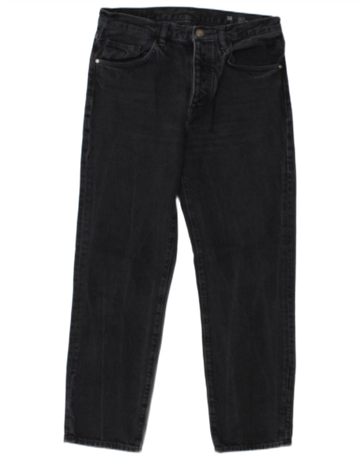 MASSIMO DUTTI Womens Straight Jeans EU 38 Small W28  L27 Grey Cotton