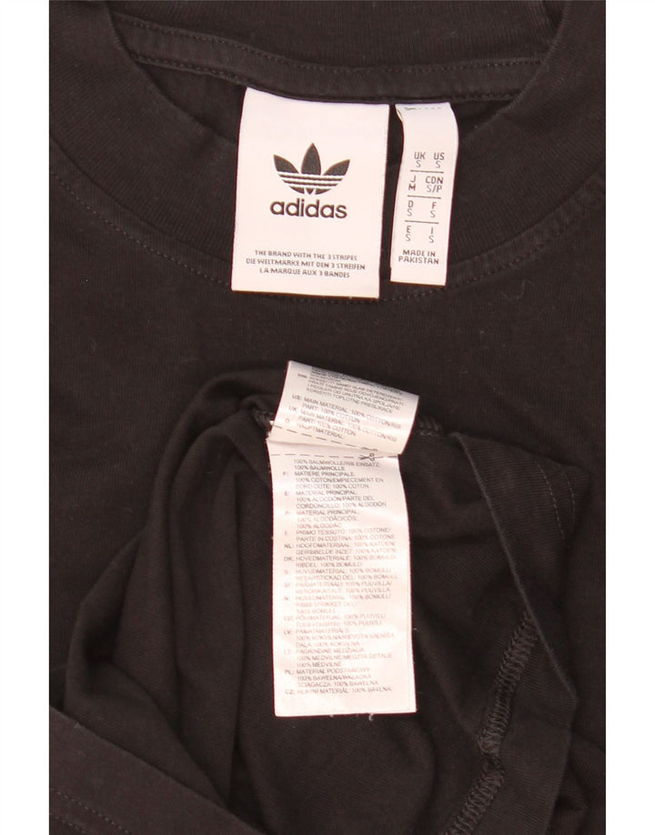 Tricou grafic pentru bărbați Adidas Top mic, negru, bumbac