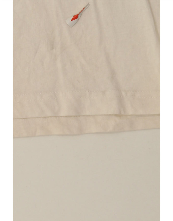 Tricou cu grafic Puma pentru bărbați Top, mediu, alb, bumbac