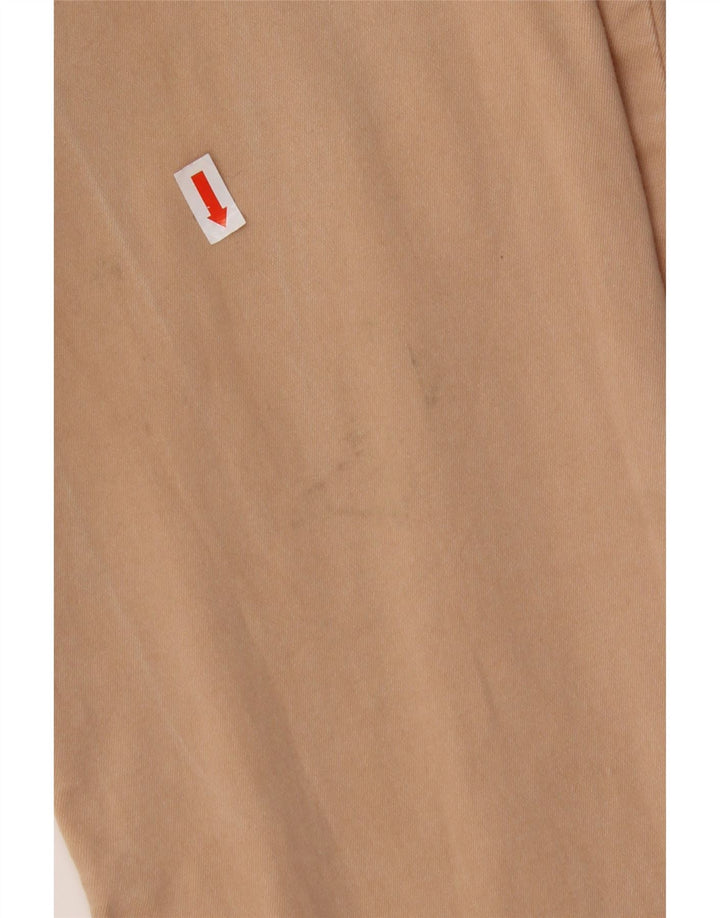 TRUSSARDI Pantaloni casual subțiri pentru femei IT 46 Large W32 L30 Bej Lyocell