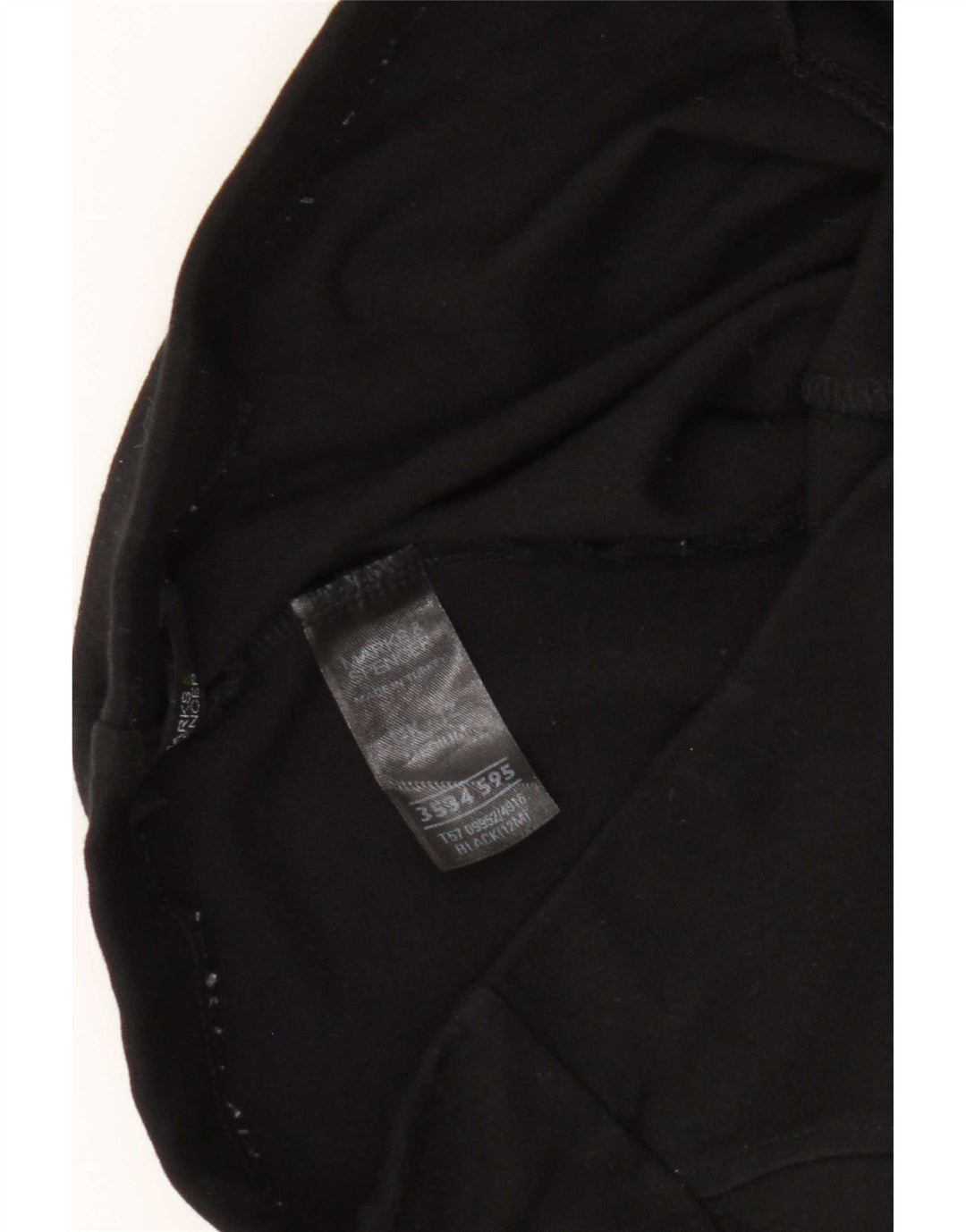 Leggings crop pentru femei Marks & Spencer UK 12 Medium Black Viscose