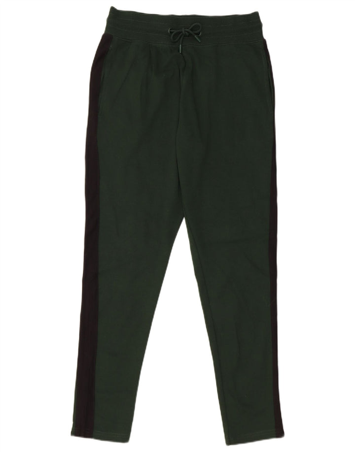 Pantaloni de trening pentru bărbați Zara, mici, verzi, bumbac color bloc