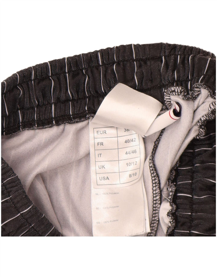 Pantaloni de trening Fila pentru femei UK 10/12 Medium Black Pinstripe Poliester