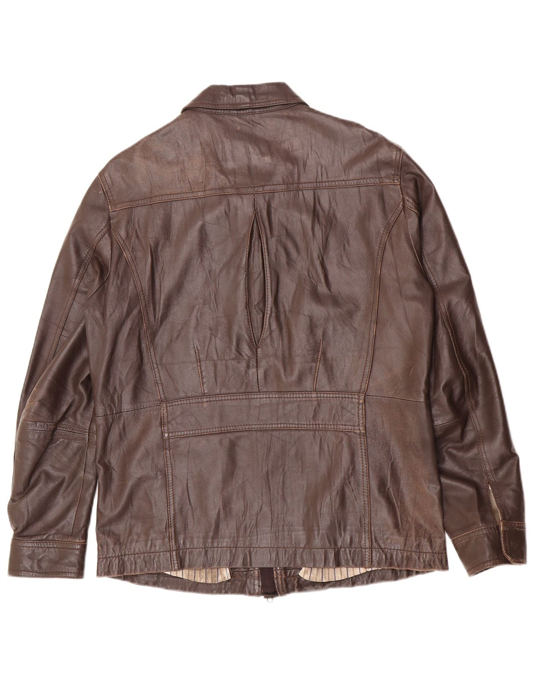 In Extenso Jachetă de piele pentru bărbați UK 40 Large Brown