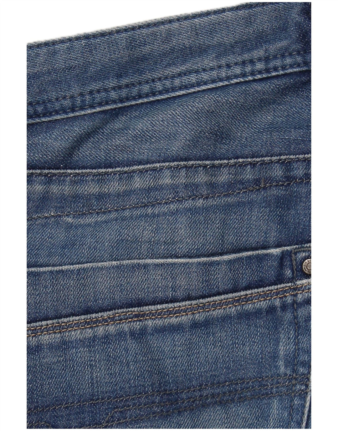 Blugi DIESEL Timmen Straight pentru bărbați W32 L31 Bumbac albastru