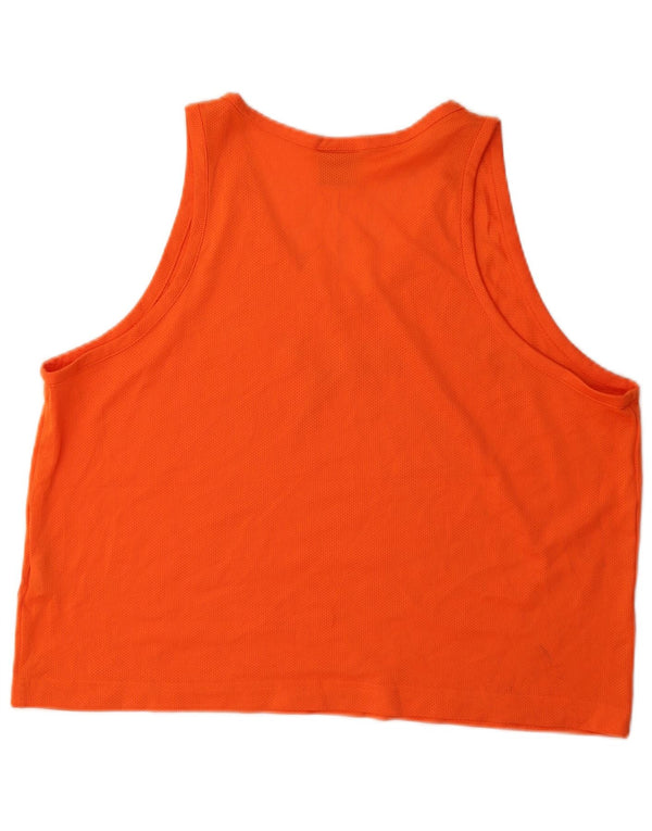 Puma Mens Graphic Vest Top XL Orange Poliester