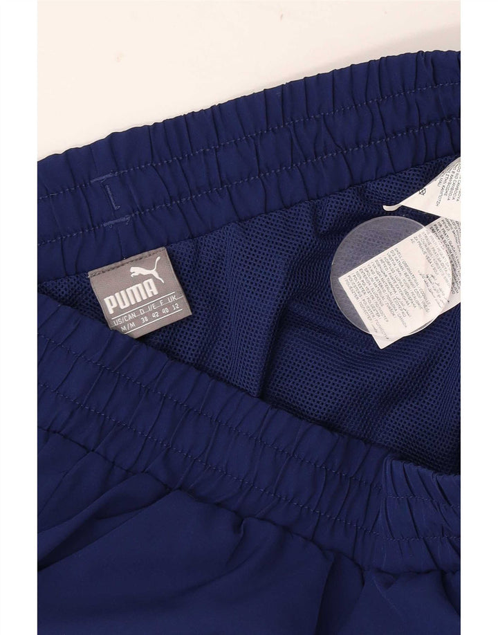 Pantaloni scurti sport Puma pentru femei UK 12 Medium Bleumarin Poliester