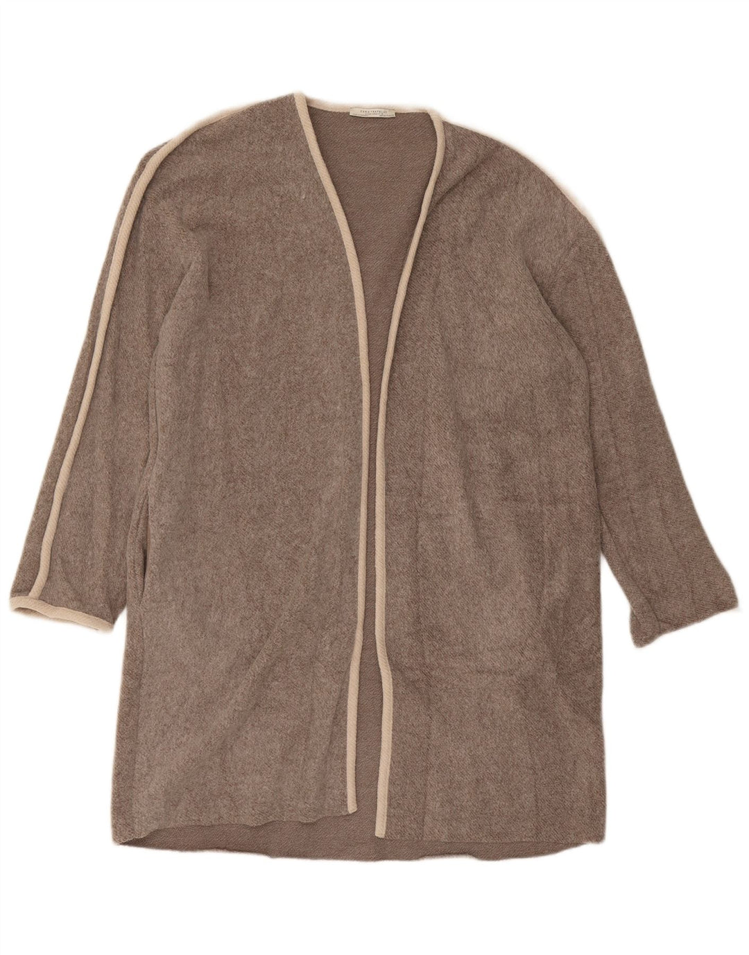 Pulover cardigan deschis supradimensionat pentru femei Zara UK 10 Maro mic