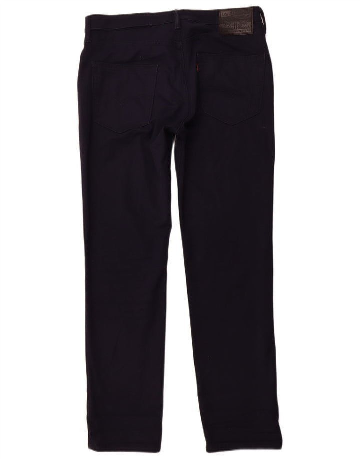 Pantaloni casual drepti pentru bărbați LEVI'S L34 L32 Bumbac bleumarin