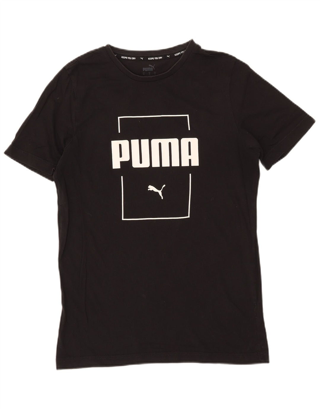 Tricou grafic Puma pentru bărbați Top mic negru
