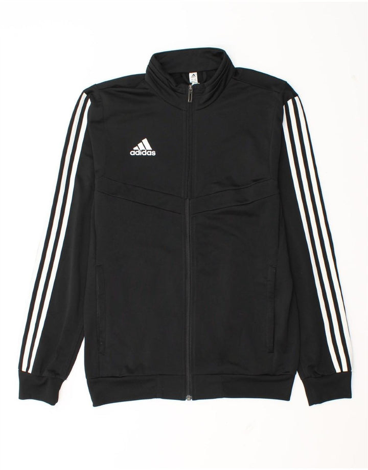 Trening pentru bărbați Adidas Top Jachetă Mic Negru Poliester