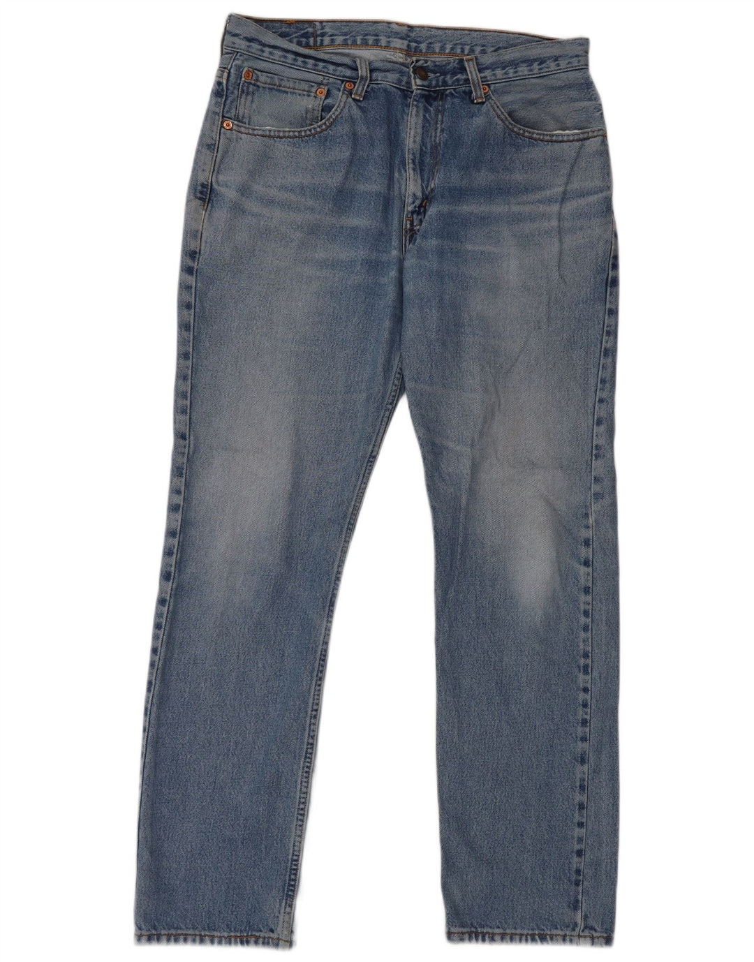 Blugi drepti pentru femei Levi's 581 W34 L32 Bumbac albastru