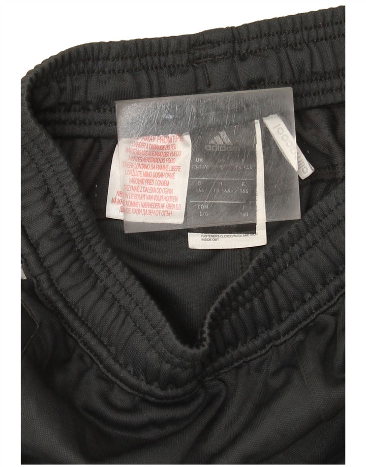 Pantaloni de trening Adidas Climacool pentru baieti 13-14 ani poliester gri