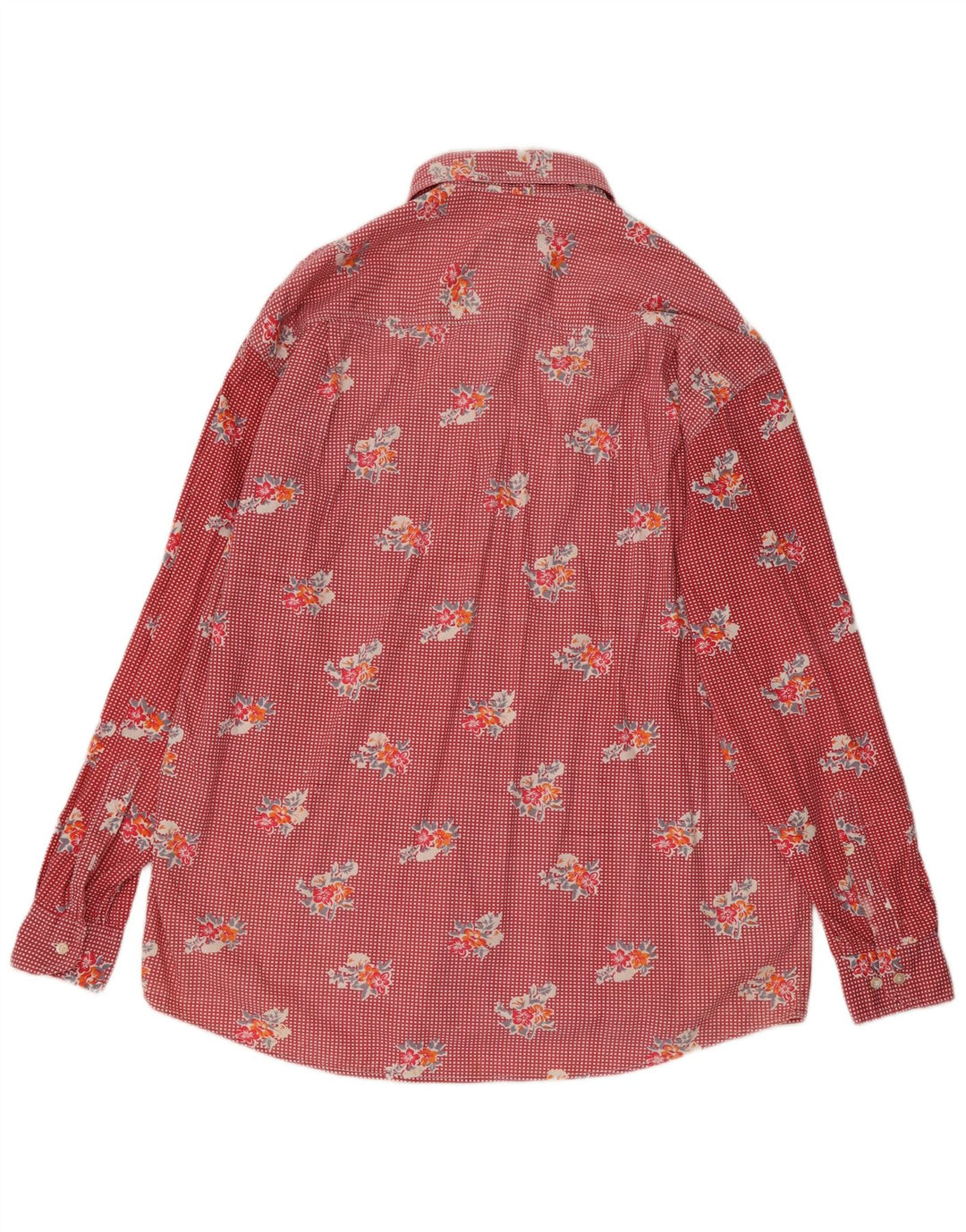 Cămașă pentru bărbați Chesterfield XL, bumbac floral roșu